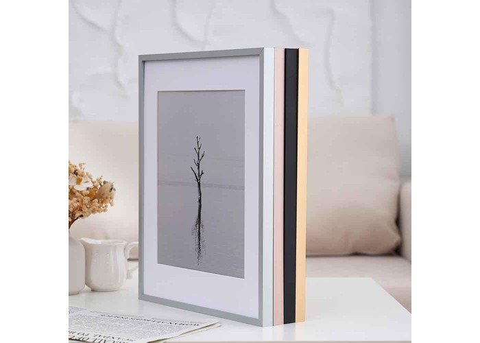 Κορνίζα τοίχου μεταλλική ροζ-χρυσή με ακρυλικό τζάμι 30x21εκ. Κορνίζα τοίχου μεταλλική ροζ-χρυσή με ακρυλικό τζάμι 30x21εκ.