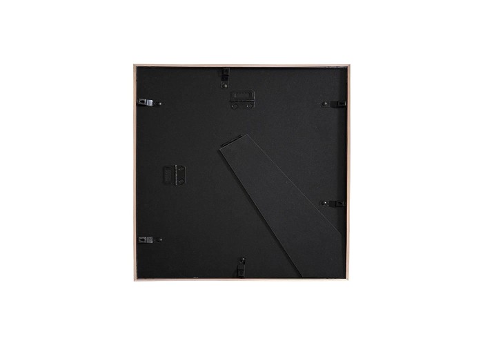 Κορνίζα τοίχου μεταλλική ροζ-χρυσή με ακρυλικό τζάμι 30x30εκ.