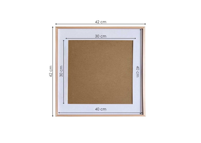 Κορνίζα τοίχου μεταλλική ροζ-χρυσή με ακρυλικό τζάμι 40x40εκ. Κορνίζα τοίχου μεταλλική ροζ-χρυσή με ακρυλικό τζάμι 40x40εκ.