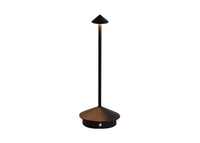 Επιτραπέζιο LED φωτιστικό επαναφορτιζόμενο μαύρο 3W Υ30×10.5εκ. Επιτραπέζιο LED φωτιστικό επαναφορτιζόμενο μαύρο 3W Υ30×10.5εκ.