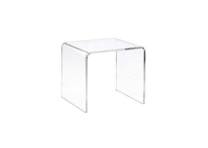 Τραπεζάκι - Κομοδίνο Nextdeco P Shape ακρυλικό διάφανο Υ45x40x30εκ. Τραπεζάκι - Κομοδίνο Nextdeco P Shape ακρυλικό διάφανο Υ45x40x30εκ.