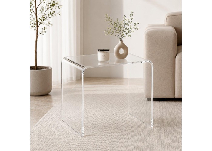 Τραπεζάκι - Κομοδίνο Nextdeco P Shape ακρυλικό διάφανο Υ45x40x30εκ. Τραπεζάκι - Κομοδίνο Nextdeco P Shape ακρυλικό διάφανο Υ45x40x30εκ.