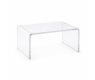 Τραπεζάκι σαλονιού Nextdeco ακρυλικό διάφανο Υ35x95x50εκ.