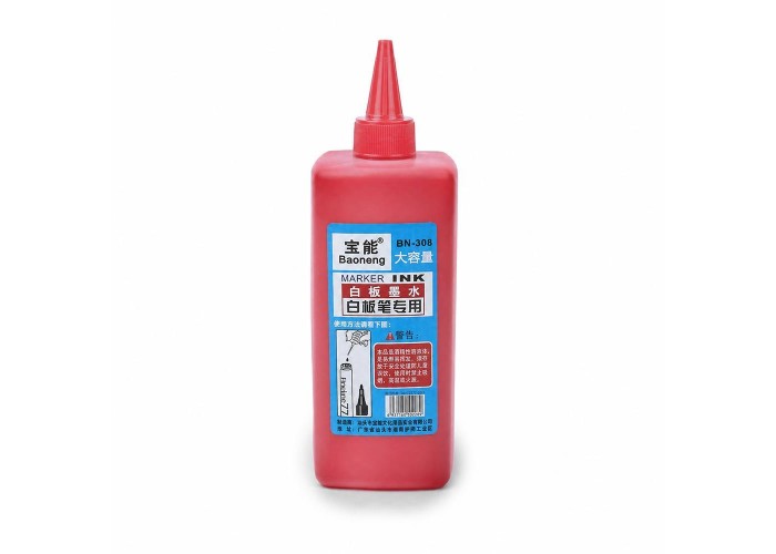 Μελάνι για μαρκαδόρο πίνακα κόκκινο 350 ml Μελάνι για μαρκαδόρο πίνακα κόκκινο 350 ml