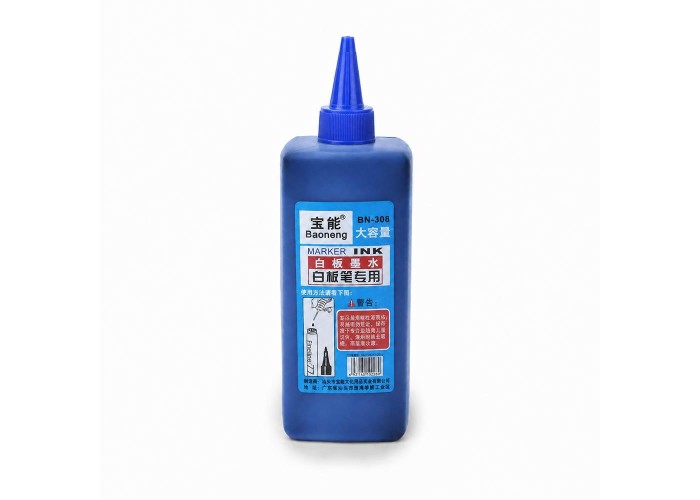 Μελάνι για μαρκαδόρο πίνακα μπλε 350 ml Μελάνι για μαρκαδόρο πίνακα μπλε 350 ml