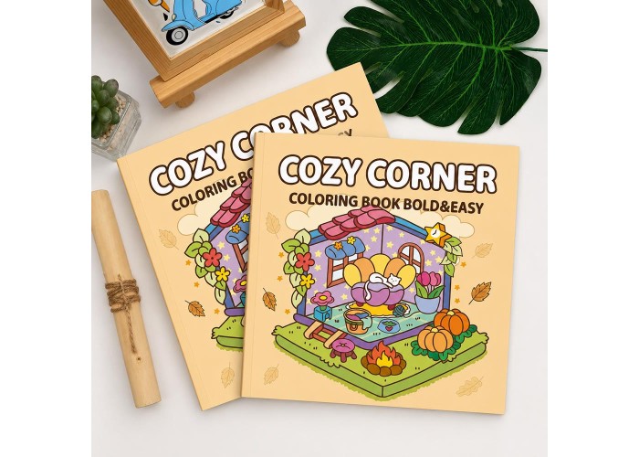 Colouring book Βιβλία χρωματισμού Γωνία Σπιτιού 21x21εκ., 44 φύλλα Colouring book Βιβλία χρωματισμού Γωνία Σπιτιού 21x21εκ., 44 φύλλα