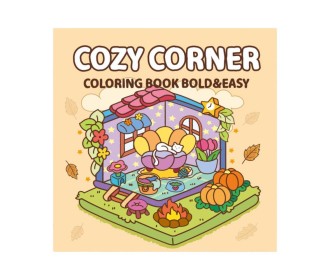Colouring book Βιβλία χρωματισμού Γωνία Σπιτιού 21x21εκ., 44 φύλλα Colouring book Βιβλία χρωματισμού Γωνία Σπιτιού 21x21εκ., 44 φύλλα