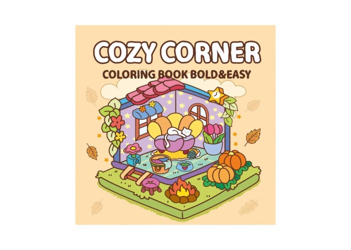 Colouring book Βιβλία χρωματισμού Γωνία Σπιτιού 21x21εκ., 44 φύλλα Colouring book Βιβλία χρωματισμού Γωνία Σπιτιού 21x21εκ., 44 φύλλα