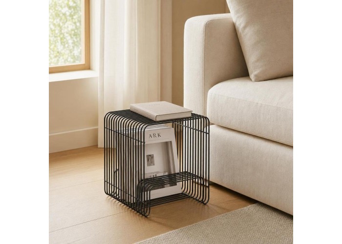 Βοηθητικό τραπέζι Nextdeco μεταλλικό μαύρο 32x32xΥ43εκ. Βοηθητικό τραπέζι Nextdeco μεταλλικό μαύρο 32x32xΥ43εκ.