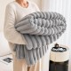 Κουβέρτα faux fur γκρι 200x230εκ.