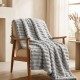 Κουβέρτα faux fur γκρι 200x230εκ.
