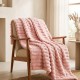 Κουβέρτα faux fur ροζ 200x230εκ.