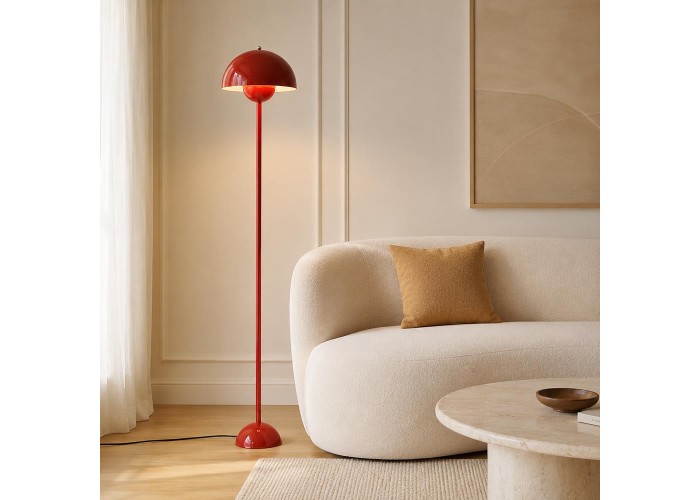 Φωτιστικό δαπέδου Nextdeco LED μεταλλικό κόκκινο Υ165εκ. Φωτιστικό δαπέδου Nextdeco LED μεταλλικό κόκκινο Υ165εκ.