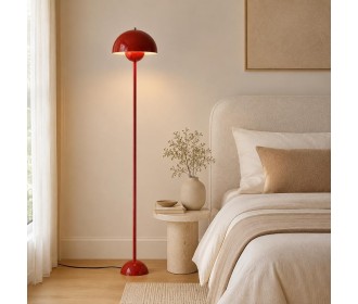 Φωτιστικό δαπέδου Nextdeco LED μεταλλικό κόκκινο Υ165εκ.