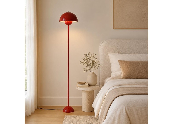 Φωτιστικό δαπέδου Nextdeco LED μεταλλικό κόκκινο Υ165εκ. Φωτιστικό δαπέδου Nextdeco LED μεταλλικό κόκκινο Υ165εκ.