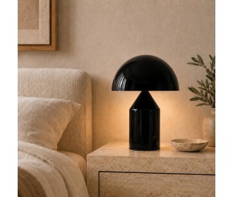 Φωτιστικό επιτραπέζιο Nextdeco μεταλλικό μαύρο Φ25xΥ35εκ. Φωτιστικό επιτραπέζιο Nextdeco μεταλλικό μαύρο Φ25xΥ35εκ.