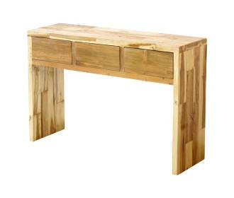 Κονσόλα Nextdeco μασίφ ξύλο teak με συρτάρι Υ80×120×35εκ.