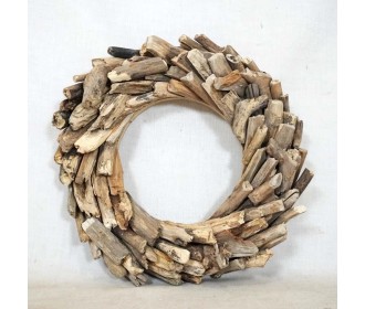 Στεφάνι Nextdeco μασίφ ξύλο teak Υ36×36×6εκ.