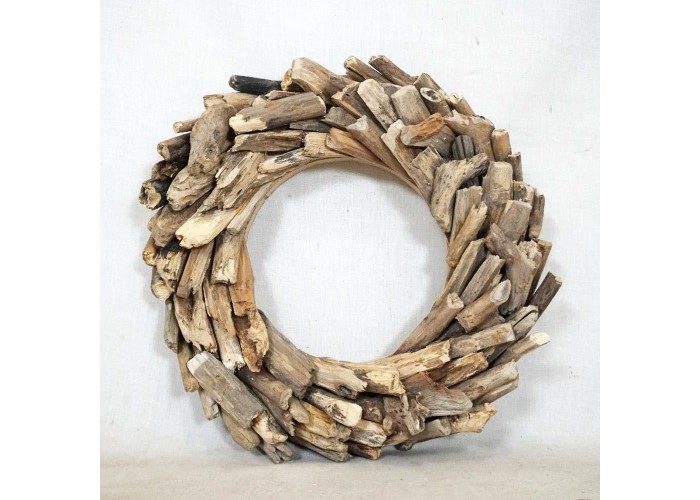 Στεφάνι Nextdeco μασίφ ξύλο teak Υ36×36×6εκ. Στεφάνι Nextdeco μασίφ ξύλο teak Υ36×36×6εκ.