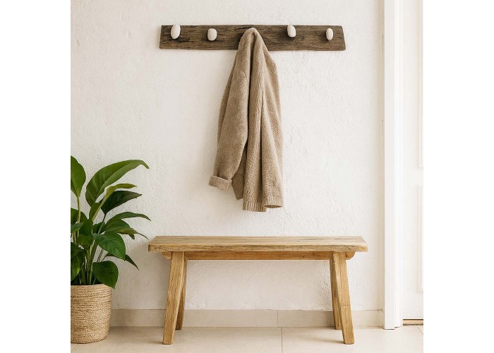 Κρεμάστρα τοίχου Nextdeco πέτρα - ξύλο Υ8×50×4εκ. Κρεμάστρα τοίχου Nextdeco πέτρα - ξύλο Υ8×50×4εκ.