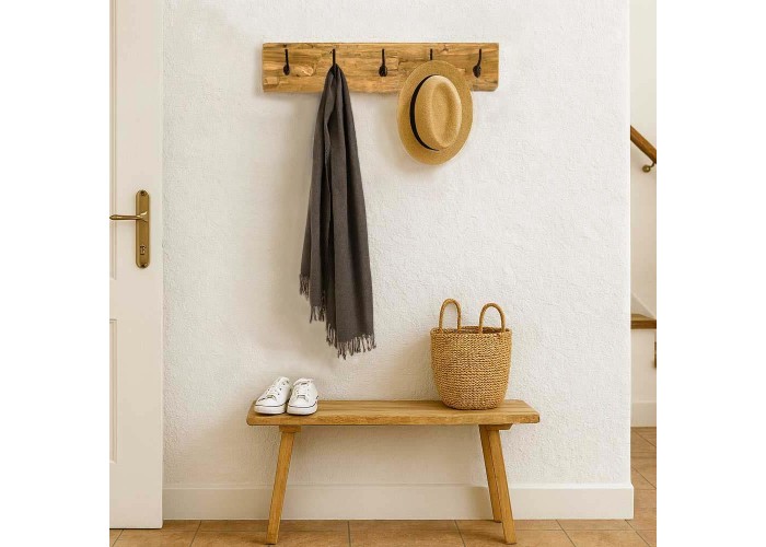 Κρεμάστρα τοίχου Nextdeco 5 γάντζοι Υ20×50×7εκ. Κρεμάστρα τοίχου Nextdeco 5 γάντζοι Υ20×50×7εκ.