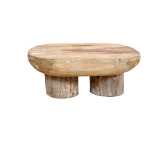 Τραπεζάκι Nextdeco μασίφ ξύλο teak Υ23×28×22εκ.