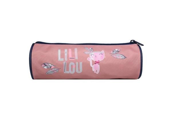 Bagtrotter κασετίνα βαρελάκι Lililou ροζ 22x7x7εκ. Bagtrotter κασετίνα βαρελάκι Lililou ροζ 22x7x7εκ.