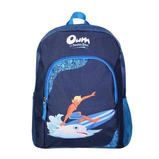 Bagtrotter τσάντα πλάτης νηπίου Oum Le Dauphin Blue Υ31x24x8εκ.