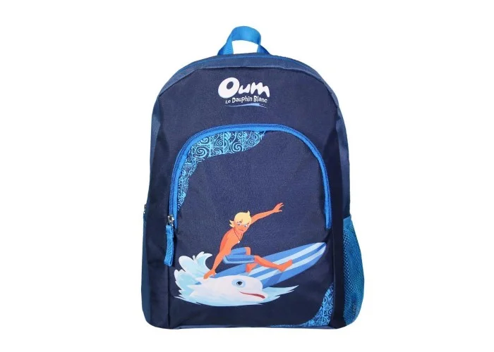 Bagtrotter τσάντα πλάτης νηπίου Oum Le Dauphin Blue Υ31x24x8εκ.