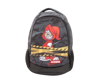 Τσάντα πλάτης CAUTION Υ45x27x17εκ.