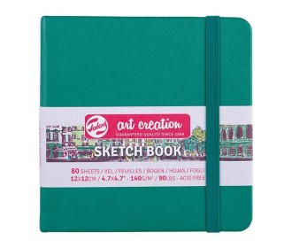 Talens Sketch book πράσινο του δάσους 80φυλ. 12x12εκ. 140γρ. Talens Sketch book πράσινο του δάσους 80φυλ. 12x12εκ. 140γρ.