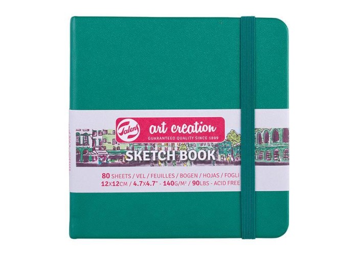 Talens Sketch book πράσινο του δάσους 80φυλ. 12x12εκ. 140γρ. Talens Sketch book πράσινο του δάσους 80φυλ. 12x12εκ. 140γρ.