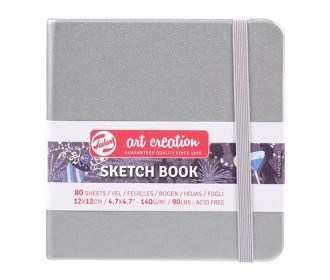 Talens Sketch book ασημί 80φυλ. 12x12εκ. 140γρ. Talens Sketch book ασημί 80φυλ. 12x12εκ. 140γρ.