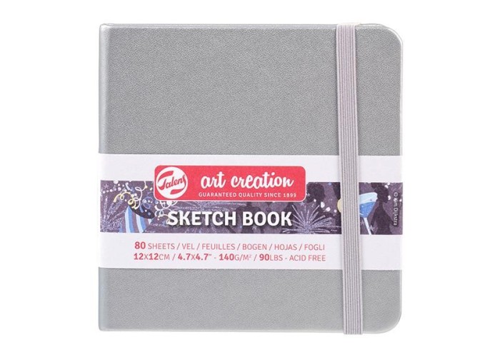 Talens Sketch book ασημί 80φυλ. 12x12εκ. 140γρ. Talens Sketch book ασημί 80φυλ. 12x12εκ. 140γρ.