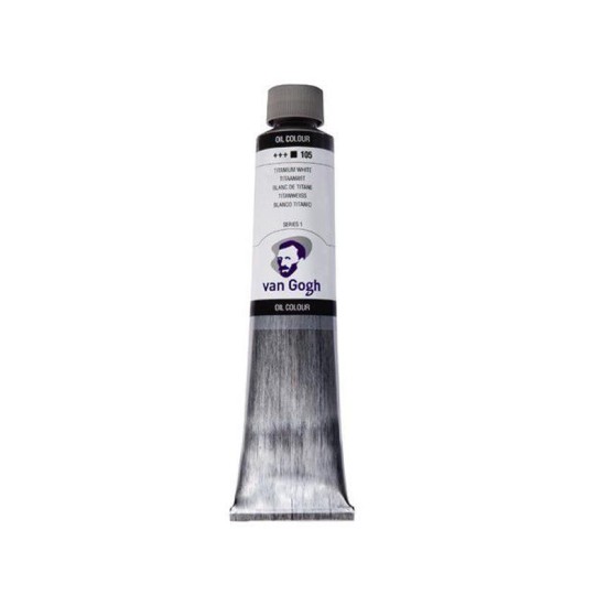 Talens van gogh χρώμα λαδιού 105 titanium white 20ml Talens van gogh χρώμα λαδιού 105 titanium white 20ml
