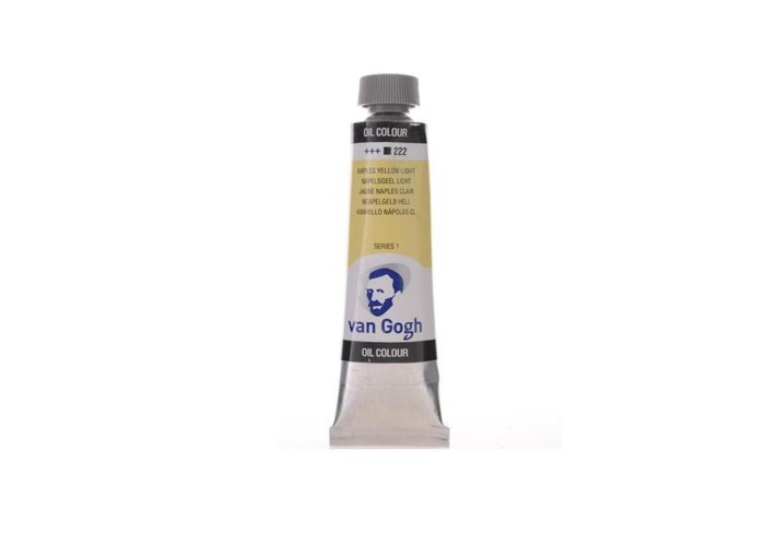 Talens van gogh χρώμα λαδιού 222 naples yellow light 20ml Talens van gogh χρώμα λαδιού 222 naples yellow light 20ml