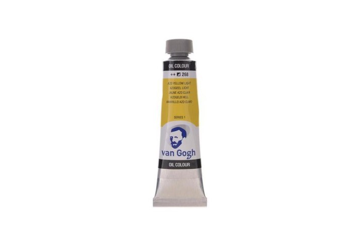 Talens van gogh χρώμα λαδιού 268 azo yellow light 20ml