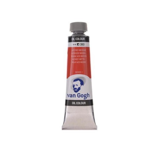 Talens van gogh χρώμα λαδιού 393 red azo medium 20ml Talens van gogh χρώμα λαδιού 393 red azo medium 20ml
