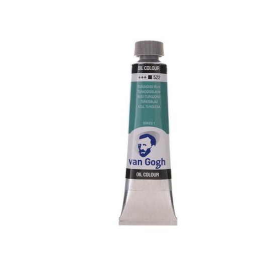 Talens van gogh χρώμα λαδιού 522 turquoise blue 20ml Talens van gogh χρώμα λαδιού 522 turquoise blue 20ml