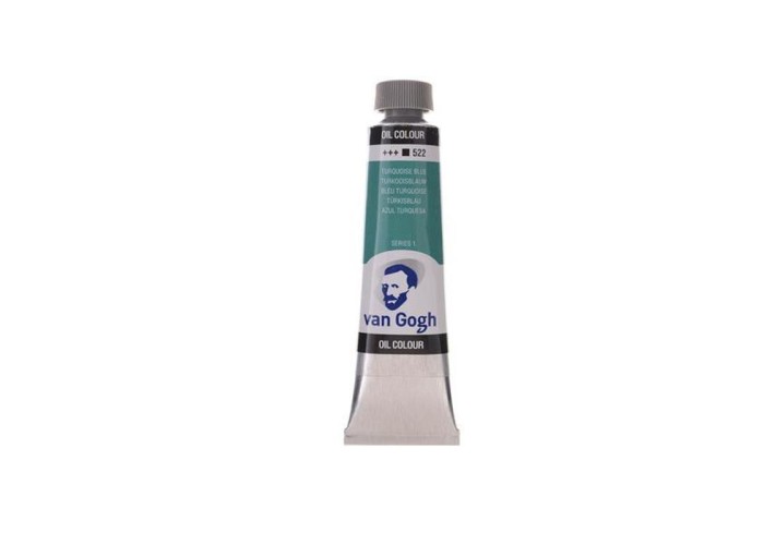 Talens van gogh χρώμα λαδιού 522 turquoise blue 20ml Talens van gogh χρώμα λαδιού 522 turquoise blue 20ml
