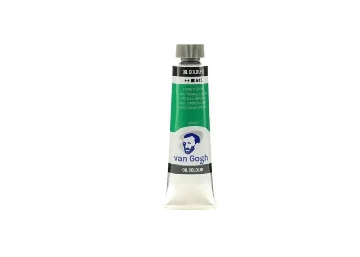 Talens van gogh χρώμα λαδιού 615 permanent green medium 20ml