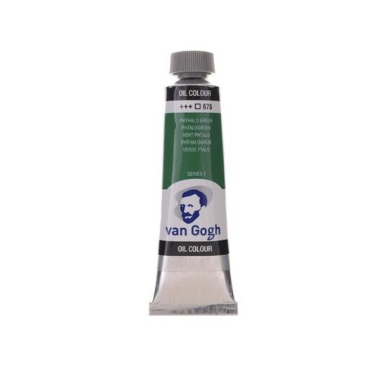 Talens van gogh χρώμα λαδιού 675 phthalo green 20ml Talens van gogh χρώμα λαδιού 675 phthalo green 20ml