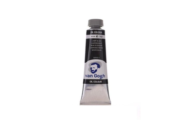 Talens van gogh χρώμα λαδιού 702 lamp black 20ml Talens van gogh χρώμα λαδιού 702 lamp black 20ml