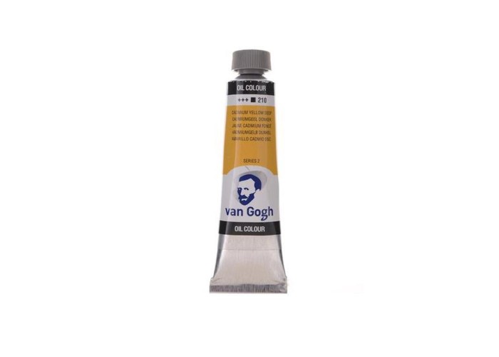 Talens van gogh χρώμα λαδιού 210 cadmium yellow deep 20ml