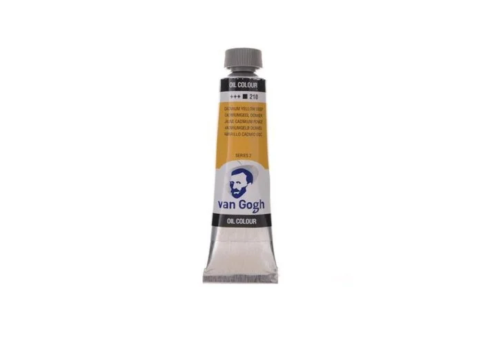 Talens van gogh χρώμα λαδιού 210 cadmium yellow deep 20ml