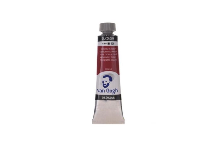 Talens van gogh χρώμα λαδιού 306 cadmium red deep 20ml Talens van gogh χρώμα λαδιού 306 cadmium red deep 20ml