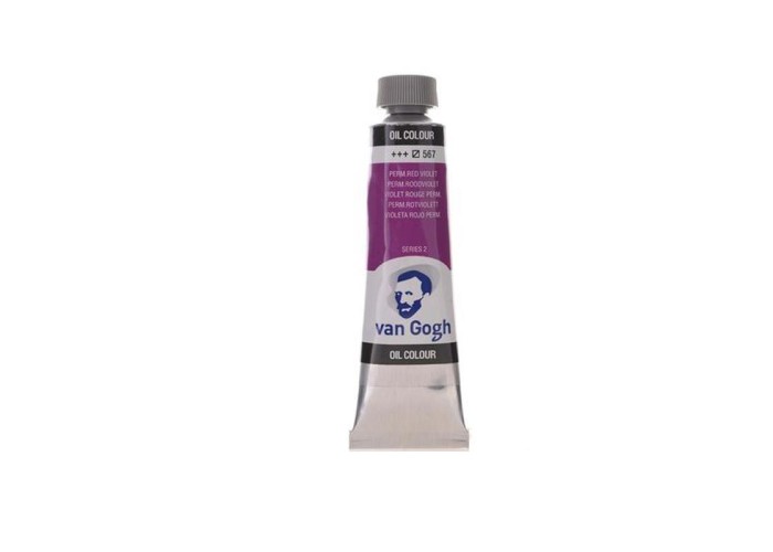 Talens van gogh χρώμα λαδιού 567 permanent red violet 20ml Talens van gogh χρώμα λαδιού 567 permanent red violet 20ml
