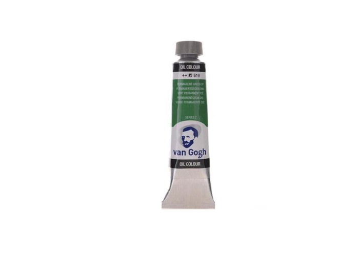 Talens van gogh χρώμα λαδιού 619 permanent green deep 20ml Talens van gogh χρώμα λαδιού 619 permanent green deep 20ml