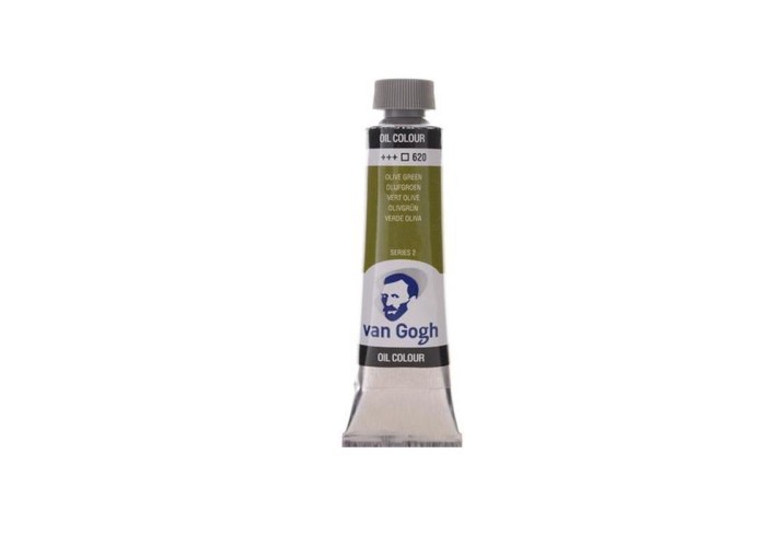 Talens van gogh χρώμα λαδιού 620 olive green 20ml