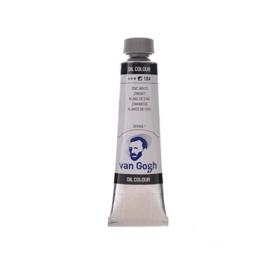 Talens van gogh χρώματα λαδιού 60ml (104-Zinc white) Talens van gogh χρώματα λαδιού 60ml (104-Zinc white)